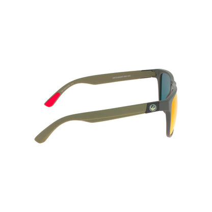 ROADBLOCK -  Matte Magnet Grey H2O Red  Polarized